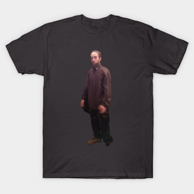 Robert Pattinson Patinson Brown Kitchen Sticker T-Shirt by PodByAsh